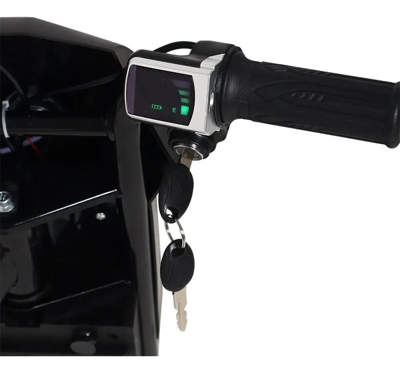 LANÇAMENTO - Triciclo Elétrico Drift 36v 20km/h 120kg Bluetooth Led Preto