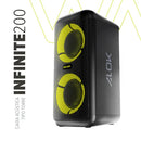 Caixa de Som Bluetooth WAAW By Alok Infinite 200 160W RMS com Show de LEDs