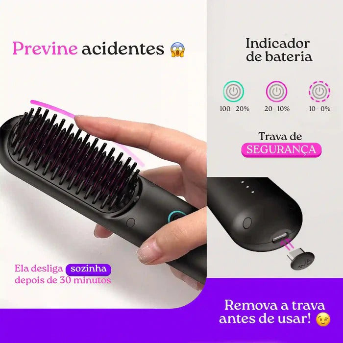 MAGIC Brush: Cabelos lisos da raiz até a ponta em 2min