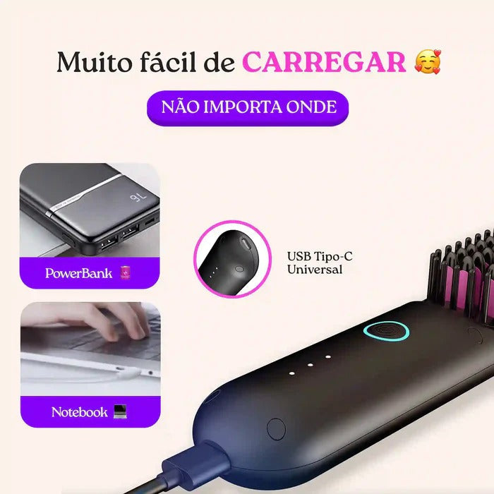 MAGIC Brush: Cabelos lisos da raiz até a ponta em 2min