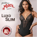 Body Modelador de Renda - Luxo Slim | + Brinde Calcinha Modeladora