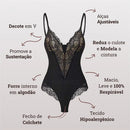 Body Modelador de Renda - Luxo Slim | + Brinde Calcinha Modeladora