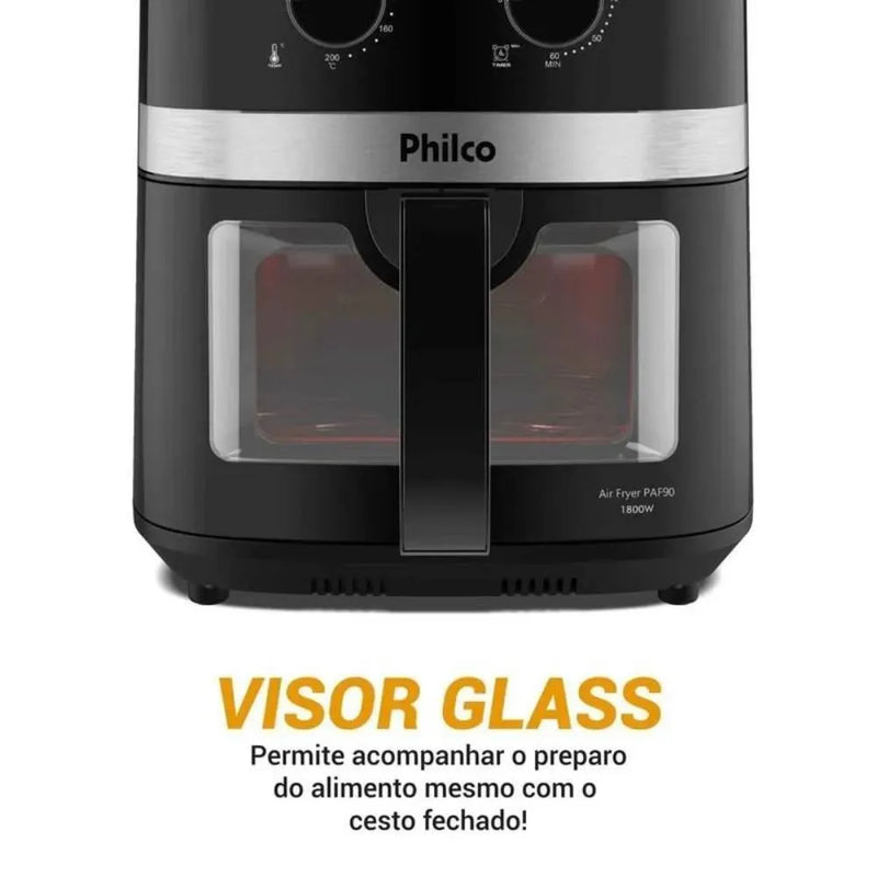 Fritadeira Air Fryer Philco 9 Litros Redstone PAF90